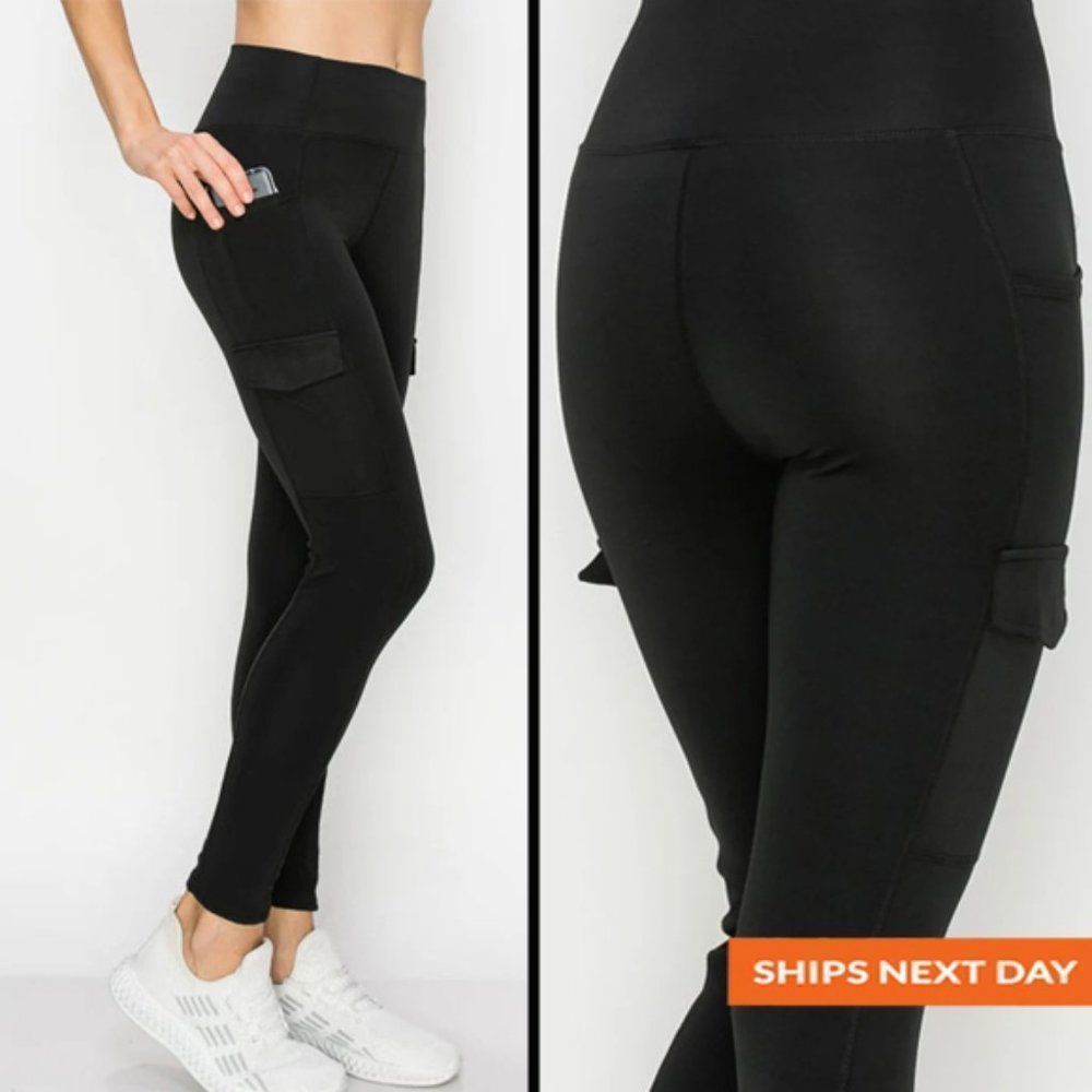 Cargo Pocket Legging - Pocket Legging - Cargo Legging - Body Shaping